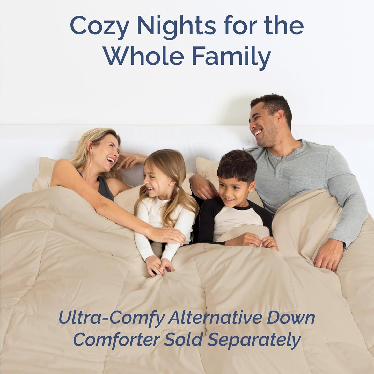 Twin 4 Piece Sheet Set - Cooling Sheets for Hot Sleepers - Hotel Luxury Bedding Set with 8-16 Inch Deep Pockets - 1 Flat & 1 Fitted and 2 Pillowcases - Ultra Soft, Easy Care and Wrinkle Free - Cream