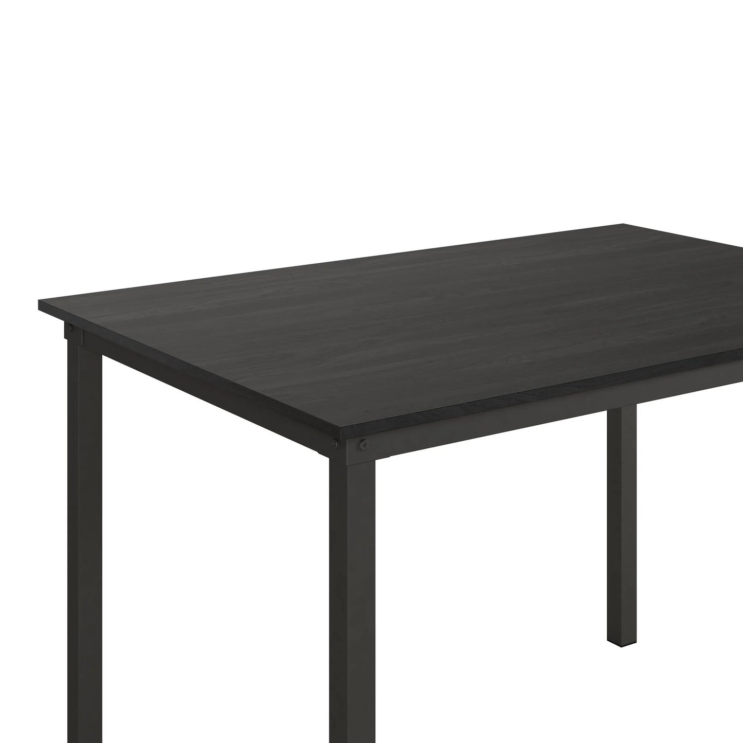 5-Piece Dining Table and Chair Set for 4, Black
