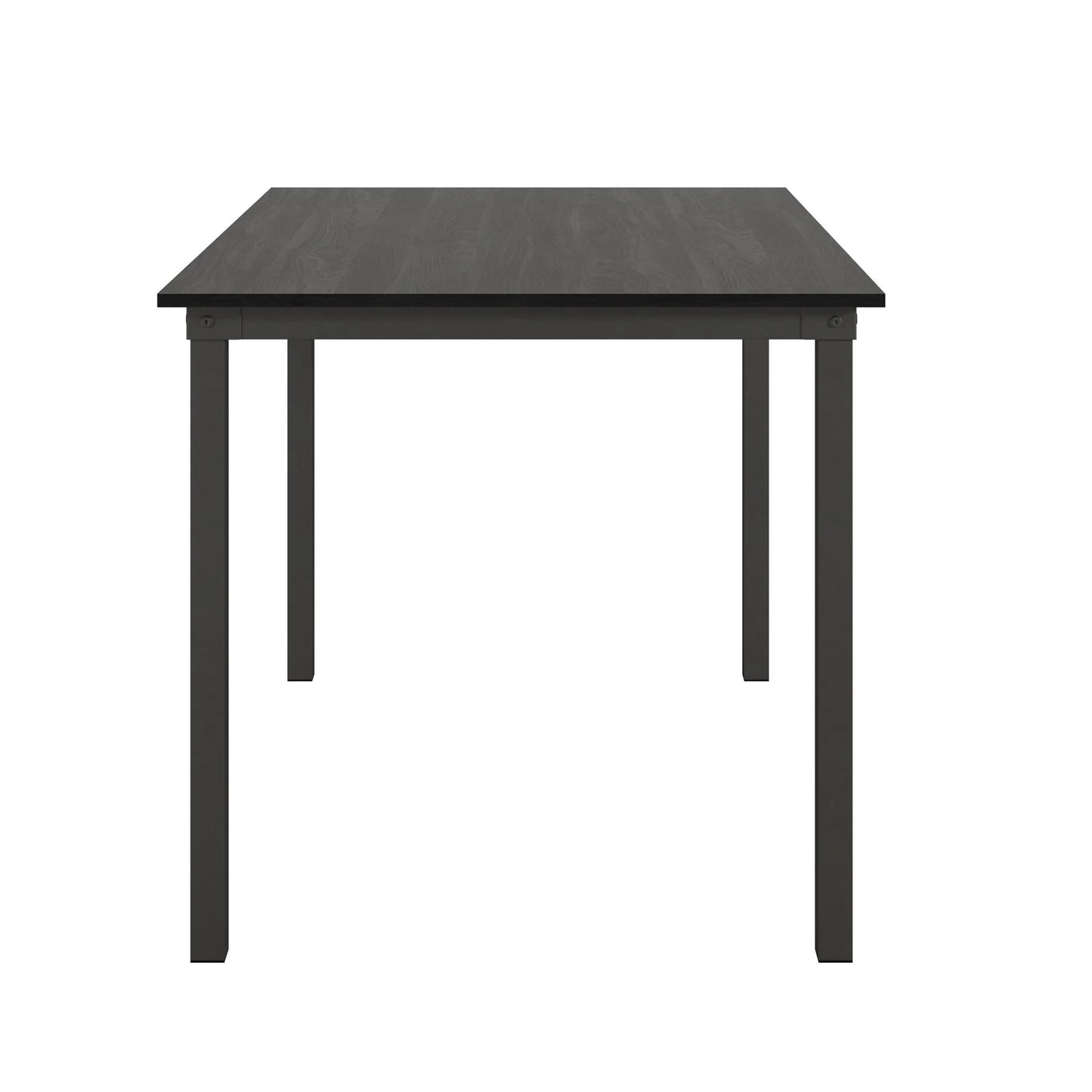 5-Piece Dining Table and Chair Set for 4, Black