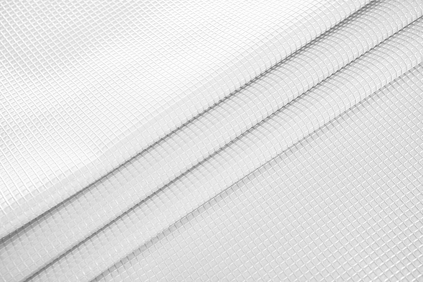 Hotel Waffle 70" X 72" Classic Shower Curtain in White
