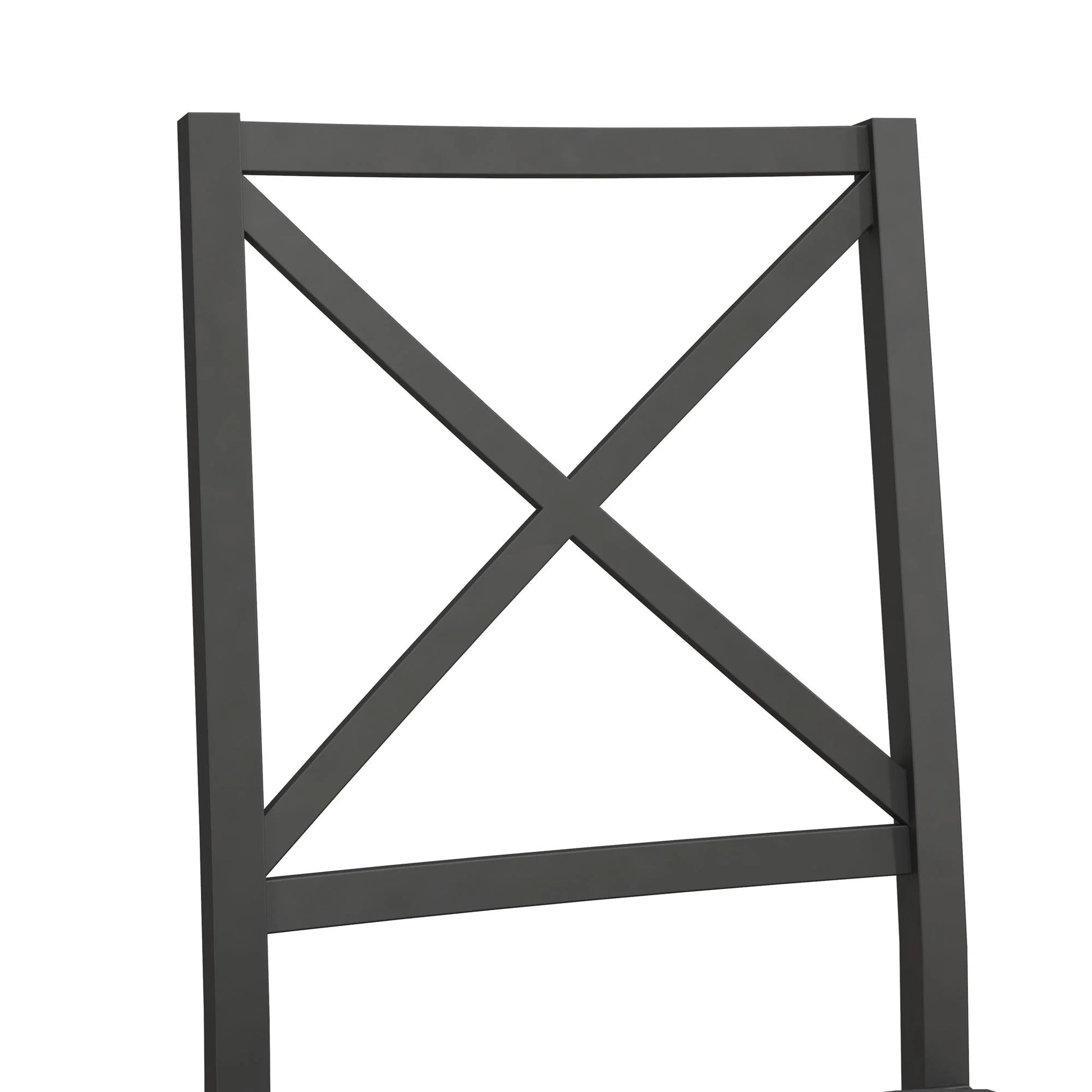 5-Piece Dining Table and Chair Set for 4, Black