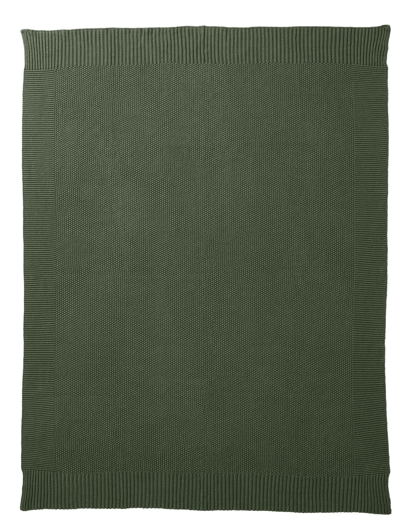 Better Homes and Gardens, Chunky Knit Deep Green Throw, Cotton-Blend, 50"X60", 2.3 LB, All Ages