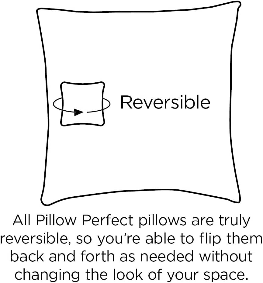Outdoor/Indoor Throw Pillows, 18.5" X 18.5", Woodblock Prism Blue, 2 Count