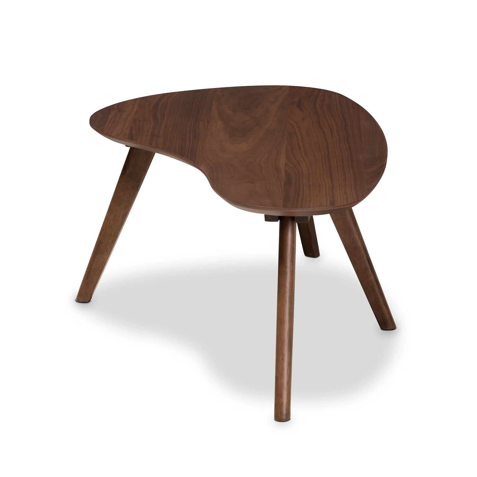 Scarlette Mid-Century Modern Walnut Finished Coffee Table