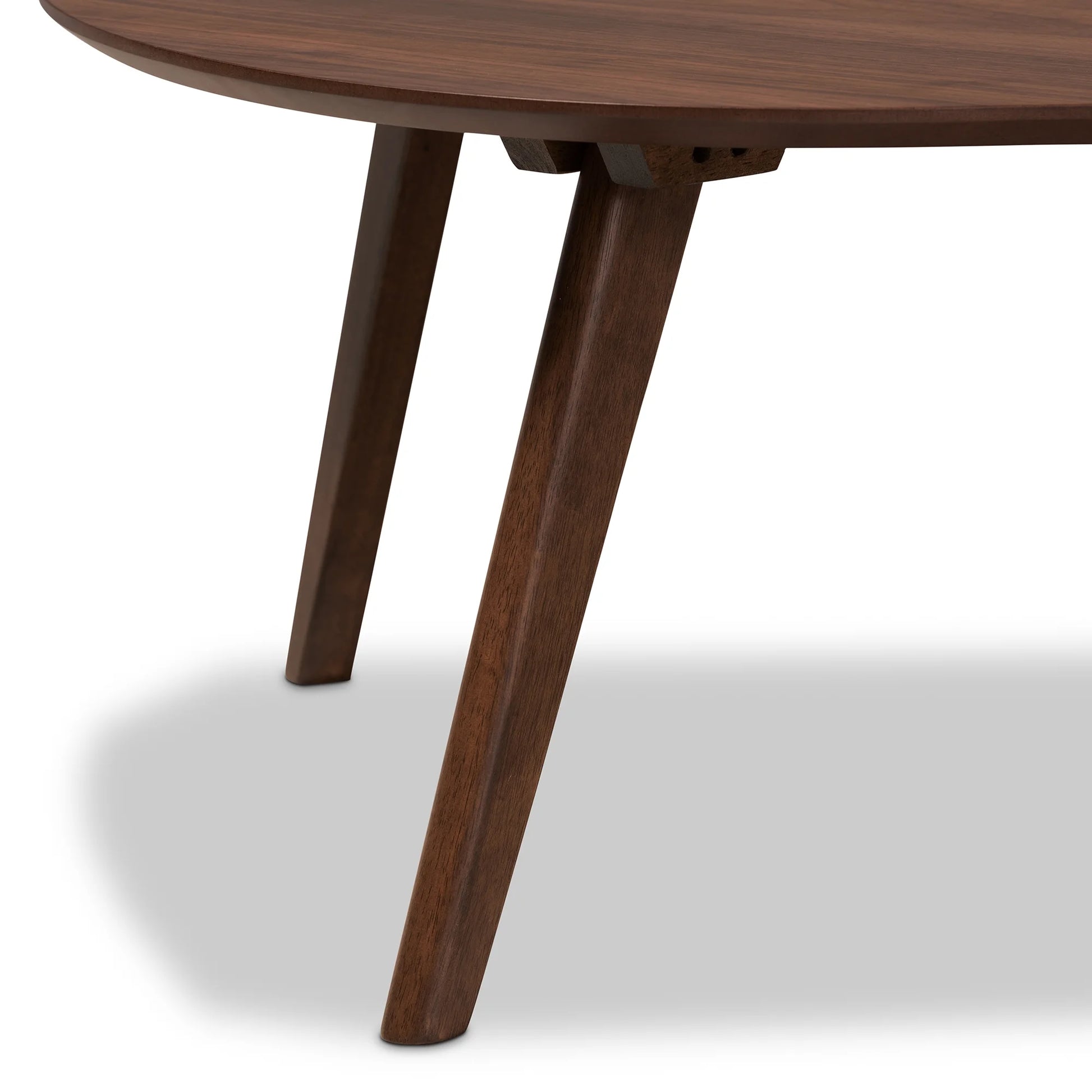 Scarlette Mid-Century Modern Walnut Finished Coffee Table