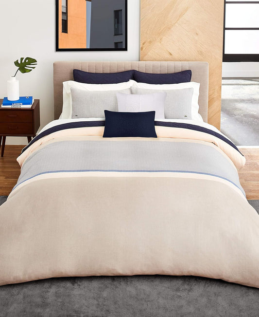 Sierra Comforter Set, Full/Queen, Beige