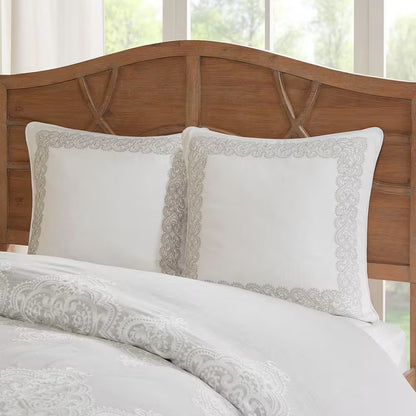 Barely Their Natural Polyester Queen Comforter Set