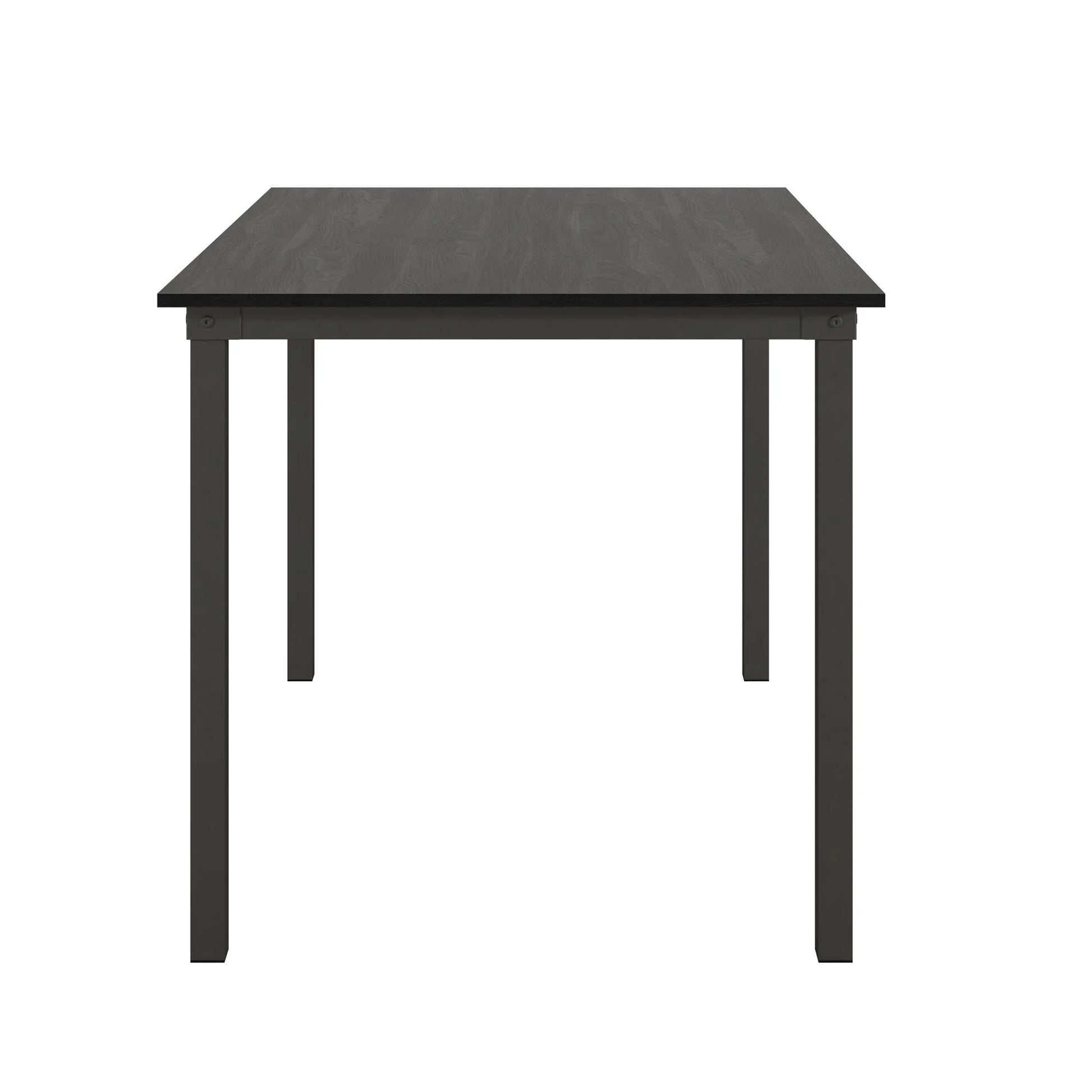 5-Piece Dining Table and Chair Set for 4, Black