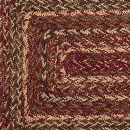 Cider Mill Primitive Jute Area Rug Rectangle Decor W/Floor Pad 60"X96"