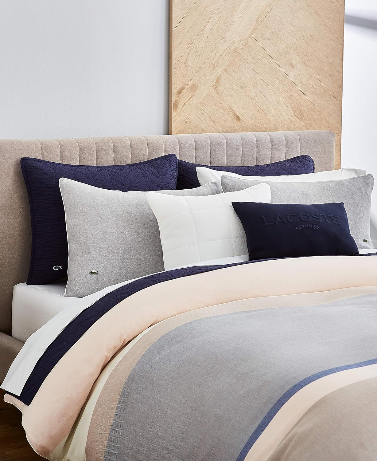 Sierra Comforter Set, Full/Queen, Beige
