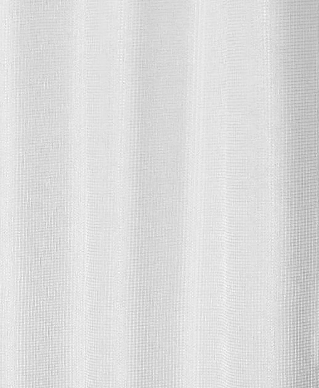 Hotel Waffle 70" X 72" Classic Shower Curtain in White