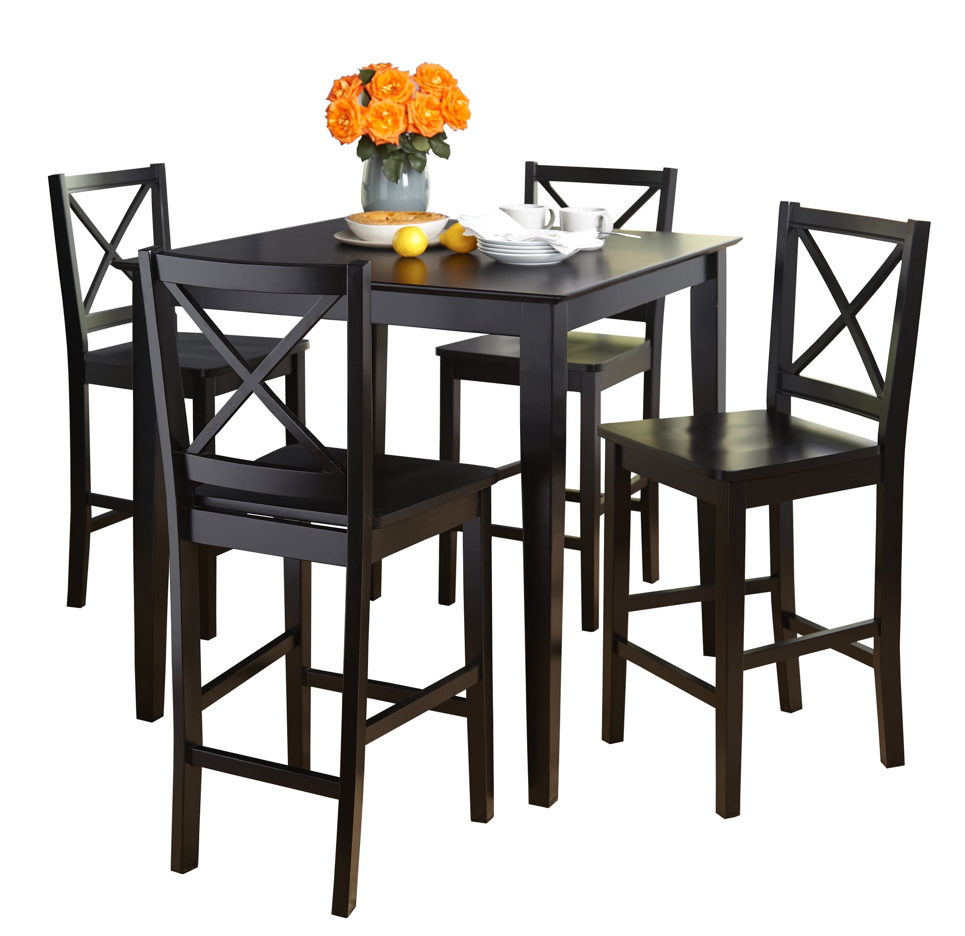 Counter Height Dining Table, Black