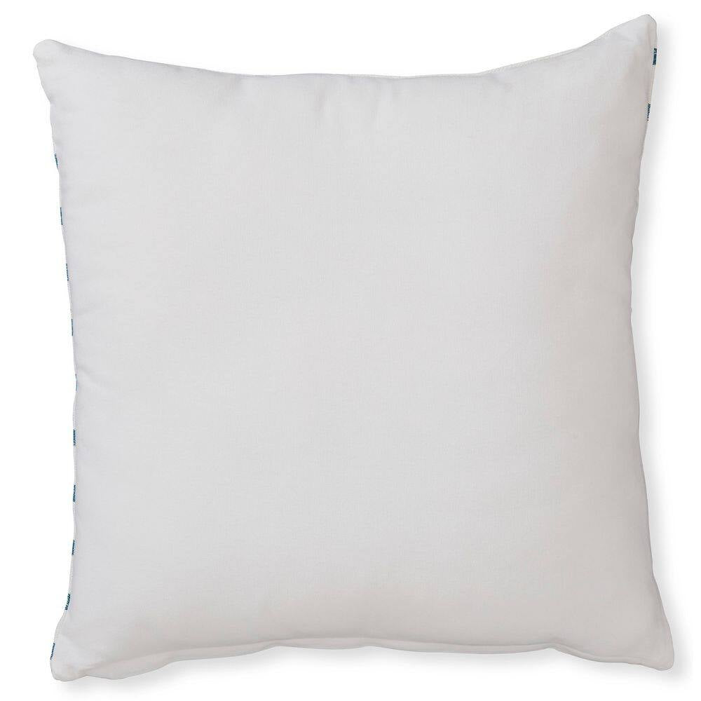 Monique Blue Geometric Polyester 20 In. X 20 In. Throw Pillow (Set of 4)