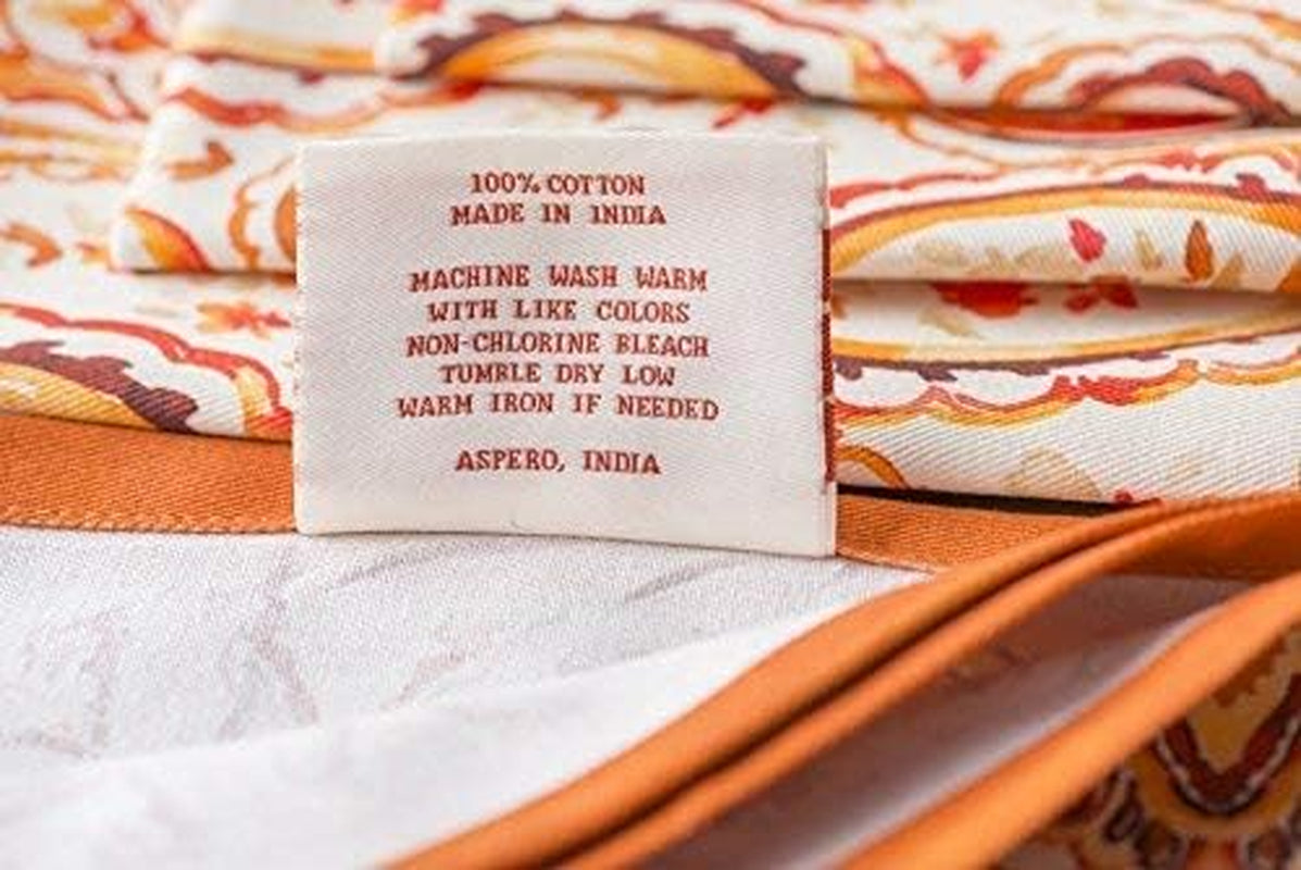 Cloth Napkins Set of 4 100% Cotton Everyday Reusable Square Napkins Cloth Washable, Dinner, Party, Wedding, Restaurant (Palatial Paisley, 20" X 20")