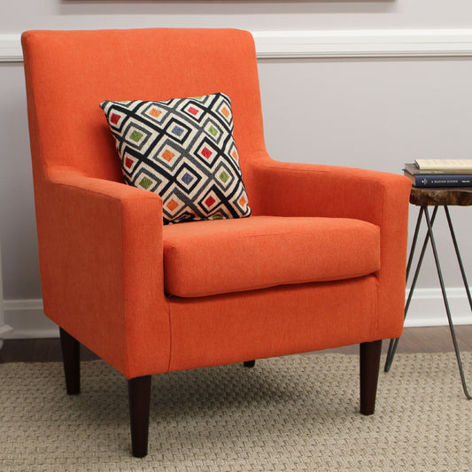 Fox Hill Trading Emma Lounge Chair, Hacienda Orange