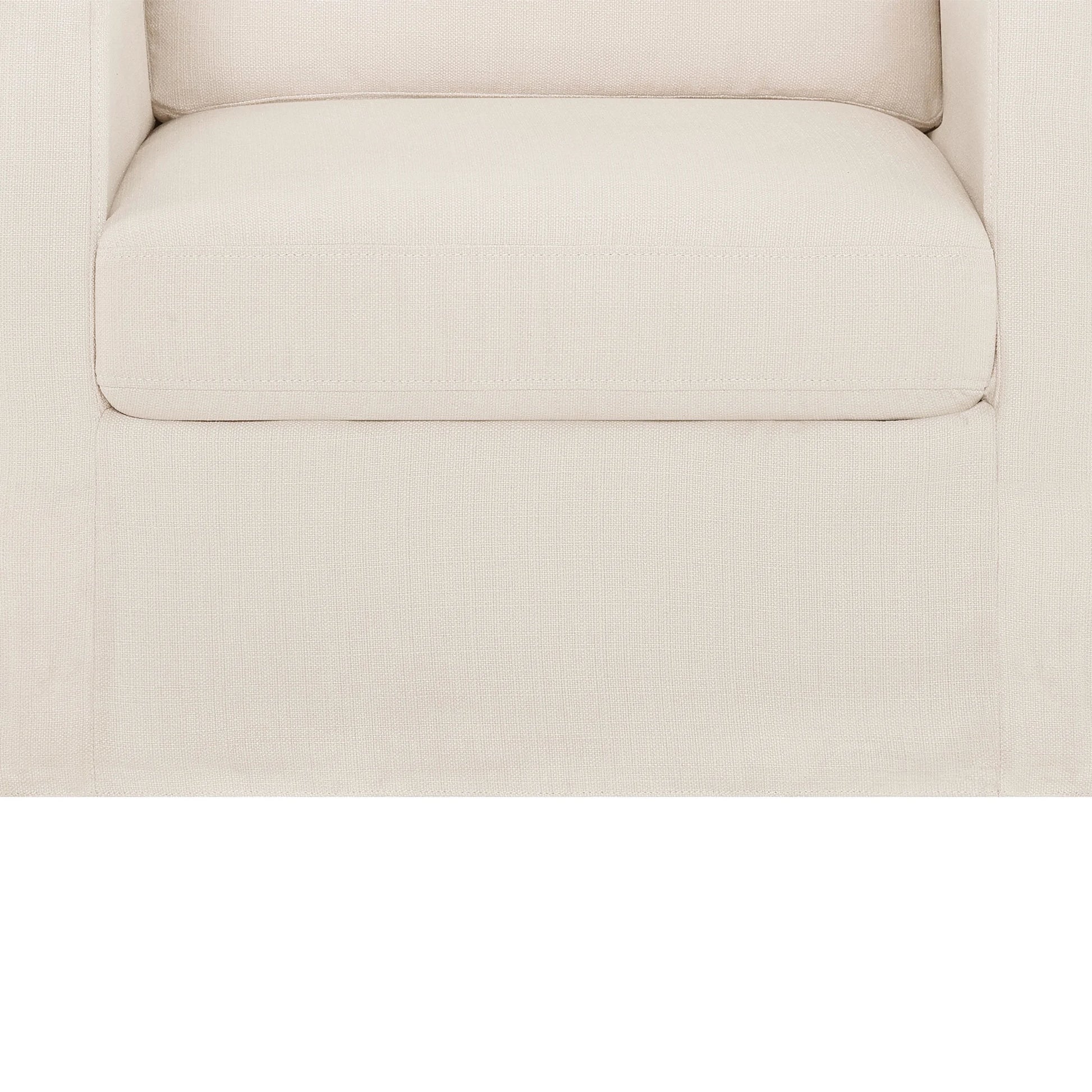 Better Homes & Gardens Waylen Swivel Accent Chair, by Dave & Jenny Marrs, Cream