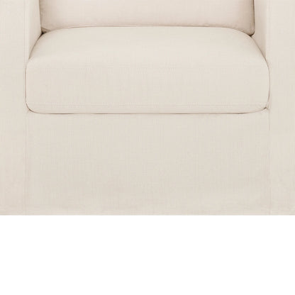 Better Homes & Gardens Waylen Swivel Accent Chair, by Dave & Jenny Marrs, Cream