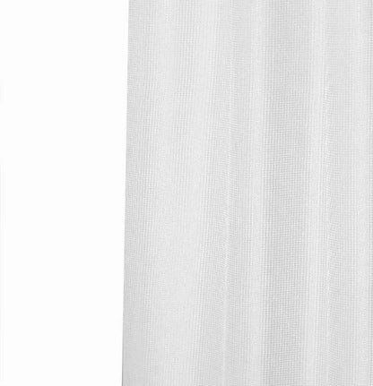 Hotel Waffle 70" X 72" Classic Shower Curtain in White