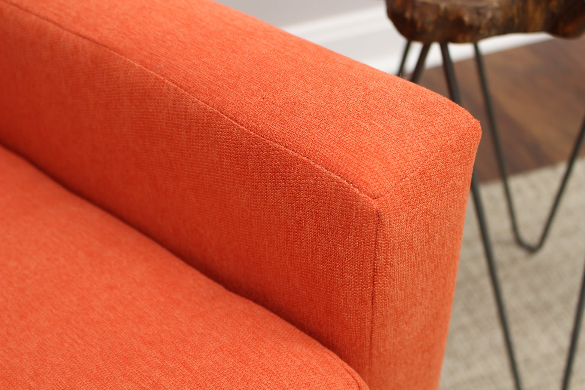 Fox Hill Trading Emma Lounge Chair, Hacienda Orange